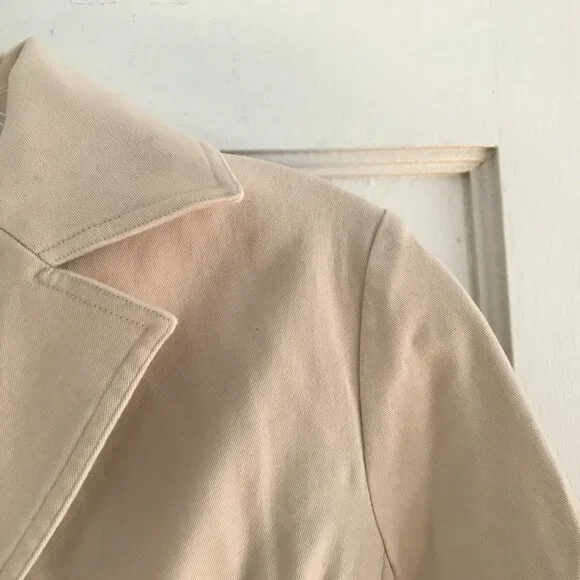Robert RodriguezLace-Trimmed Tan Jacket
